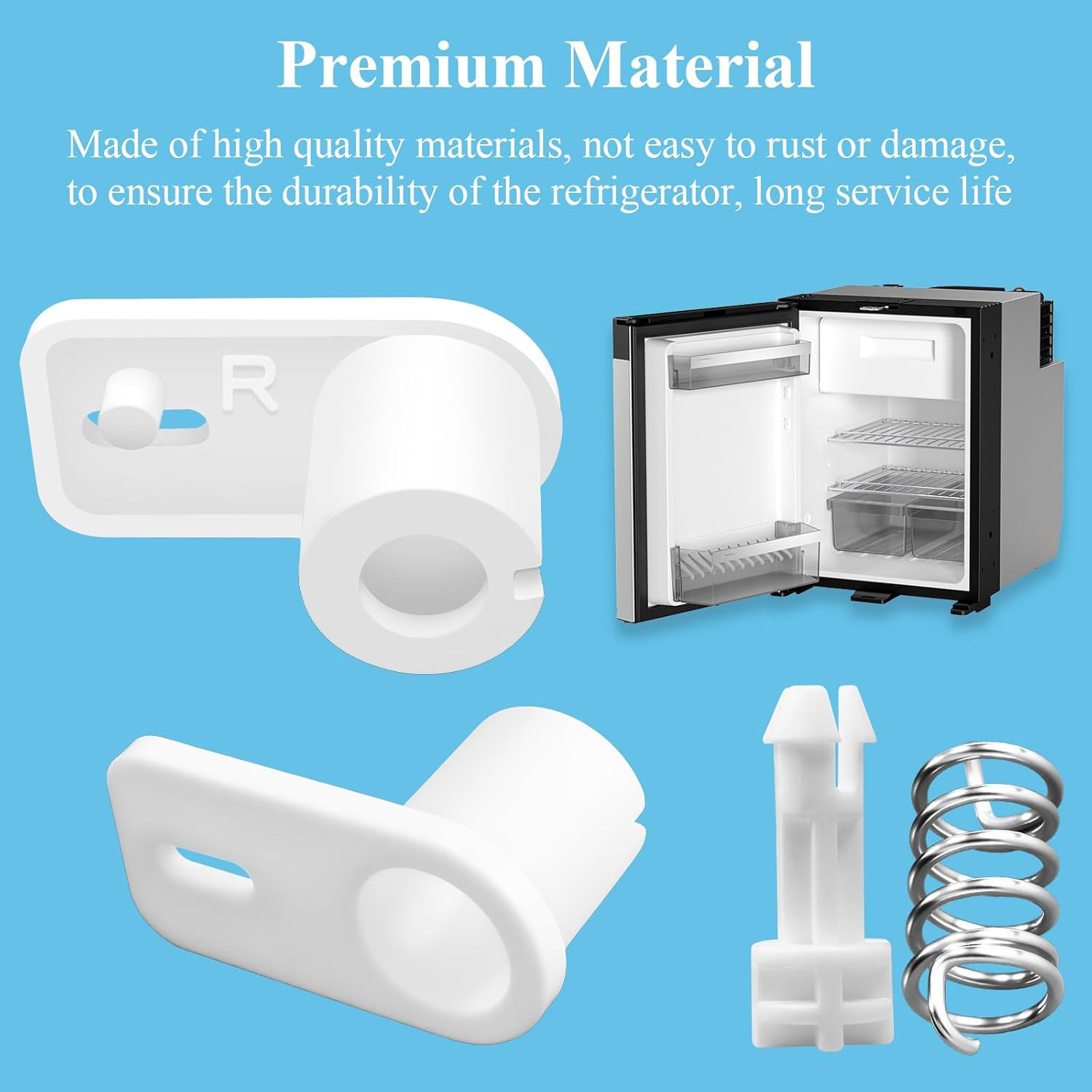 Spring Assembly Kit 3-In-1 Left for Dometic RV Camper Trailer Single Door Fridge Freezer (3-In-1 Spring Set)