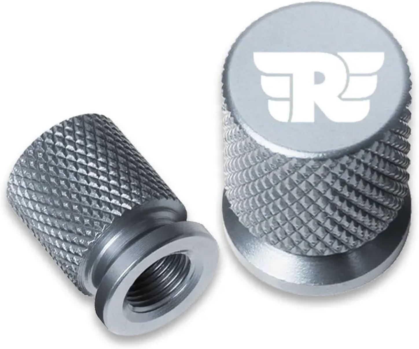 TZFQQIWT Motorcycle Valve Caps Compatible with Royal Enfield Bullet/Meteor/Classic 350 500 Interceptor 650 Continental GT 535 Himalayan 411 400(Black) - Dark Grey image number 4