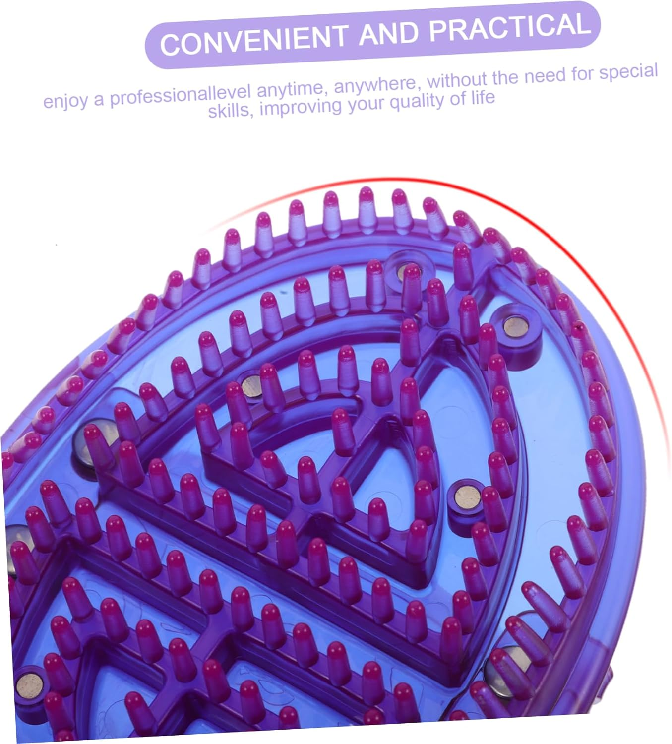 HEATSHAKING 4Pcs Meridian Pressure Brush Full Body Massage Tool for Spa Body Care Durable Handheld Massager with Precise Acupoint Activation for Relaxation and Fatigue Relief at Home Salon Use image number 4