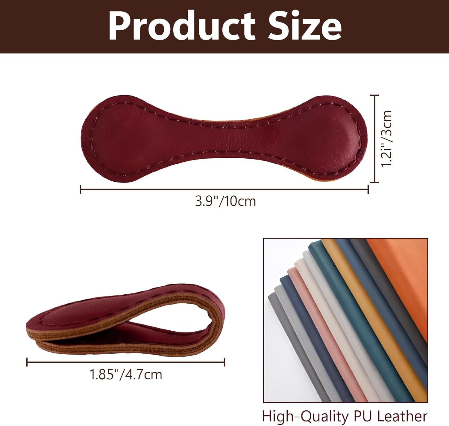 Liangang 4PCS Magnetic Bookmarks, Leather Magnetic Bookmarks for Women, Double-Sided Magnetic Book Mark Clip Gift for Book Lover Readers Men Women Teachers Students, Book Accessories image number 2