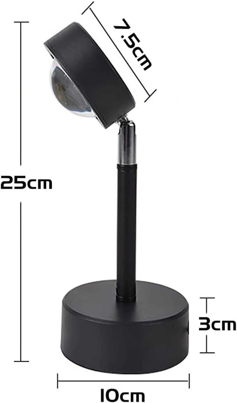 Rainbow Sunset Projection Lamp LED Modern Romantic Night Light Decoration Au(Sunset)