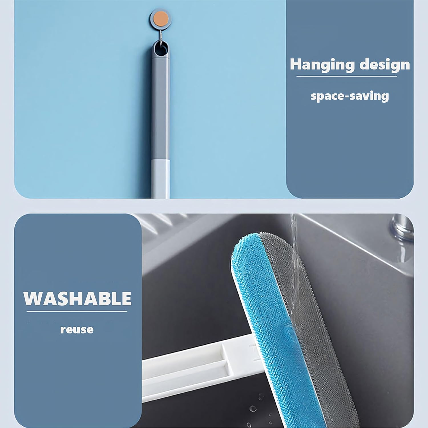 Cat Brush, Lint Remover Brush for Pet Hair, Adjustable Handle, Detachable Lint Brush, Durable & Gentle on Fabrics, Effortless Hair Removal for Sofa, Clothes, Blankets, Cat Trees, Large Brush Head