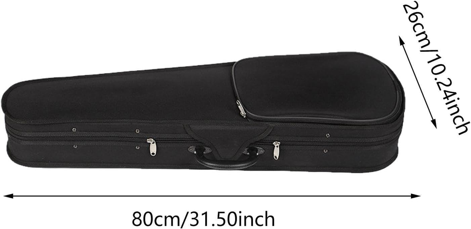 Coudartitie 4/4 Violin Case, Violin Box, Pressure Resistant Case, Sturdy Portable Violin Gig Bag, Waterproof Violin Box image number 5