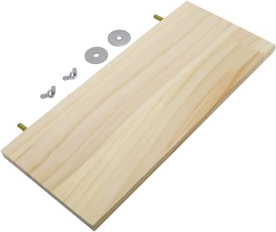 Parrot Bird Wood Perch Stand Platform Rectangle Square Shelf Stand Board for Budgie Parakeet Cockatiel Hamster Gerbil Rat Chinchillas Guinea Pig image number 4