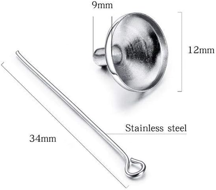 Nanmuc Anchor Urn Necklace for Human Ashes Nautical Necklace Cremation Jewelry Memorial Urn Necklaces for Ashes Keepsake, Stainless Steel, Stainless-Steel image number 4