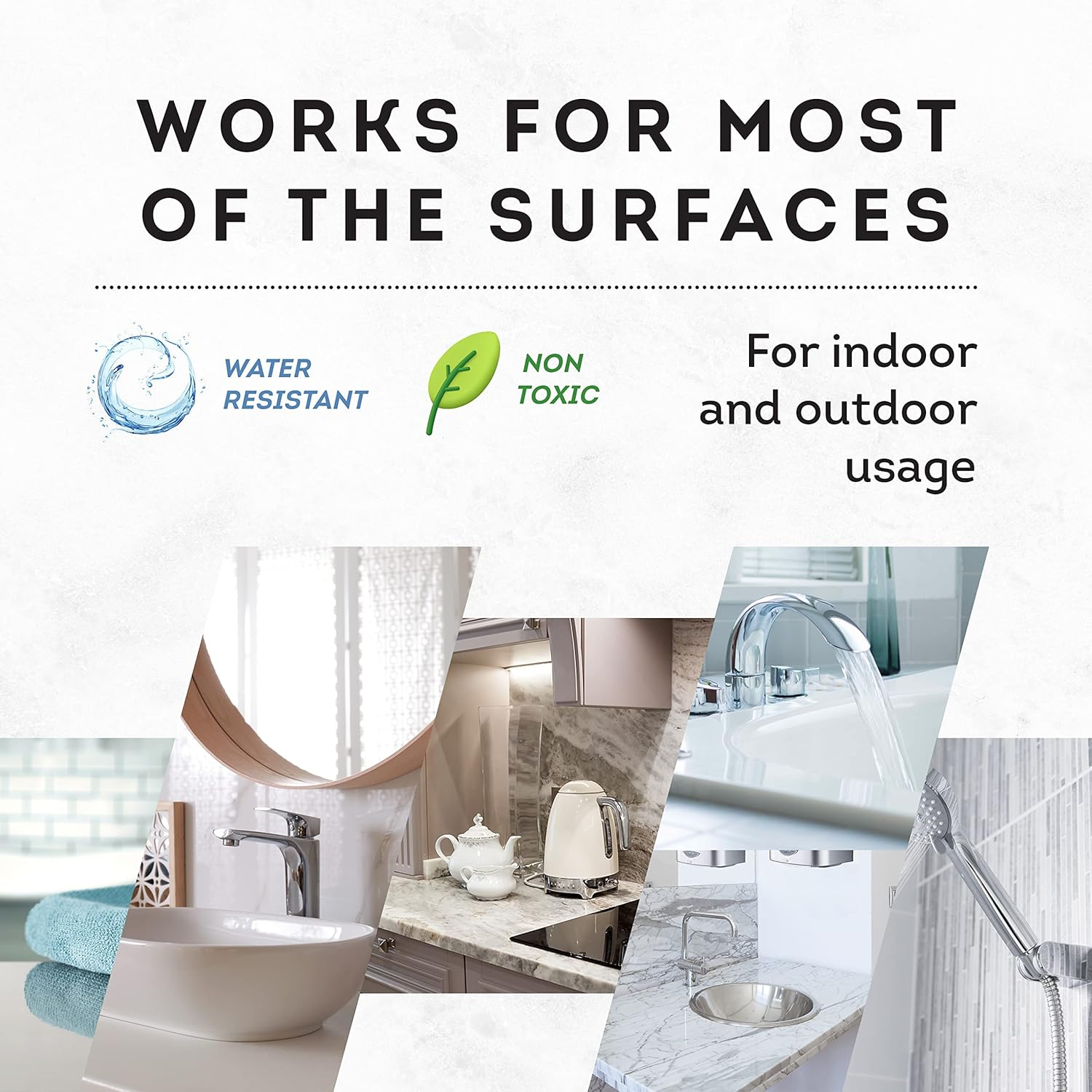 Granite, Marble & Stone Repair Kit - Fix Chips & Defects in Minutes Restore Tiles & Countertops with Ease for Quartz Corian Marble or Stone Flawless Results Every Time Repair up to 20 Chips image number 1