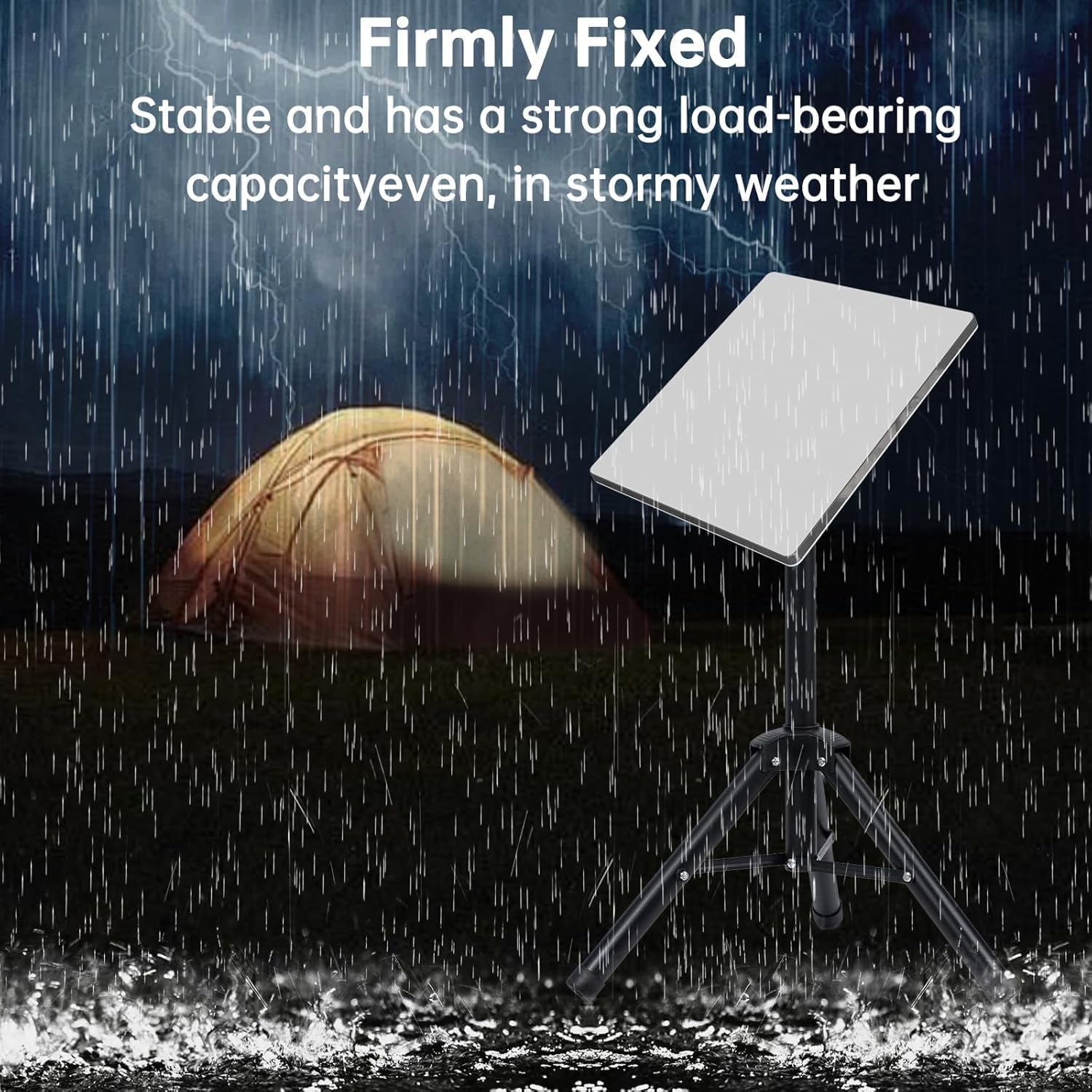 Starlink Gen 3/Starlink Mini Tripod with Tubular Adapter, Outdoor Portable Starlink Mounting Kit, Foldable Satellite Mounting Tripod for Camping and RV Travel. image number 6