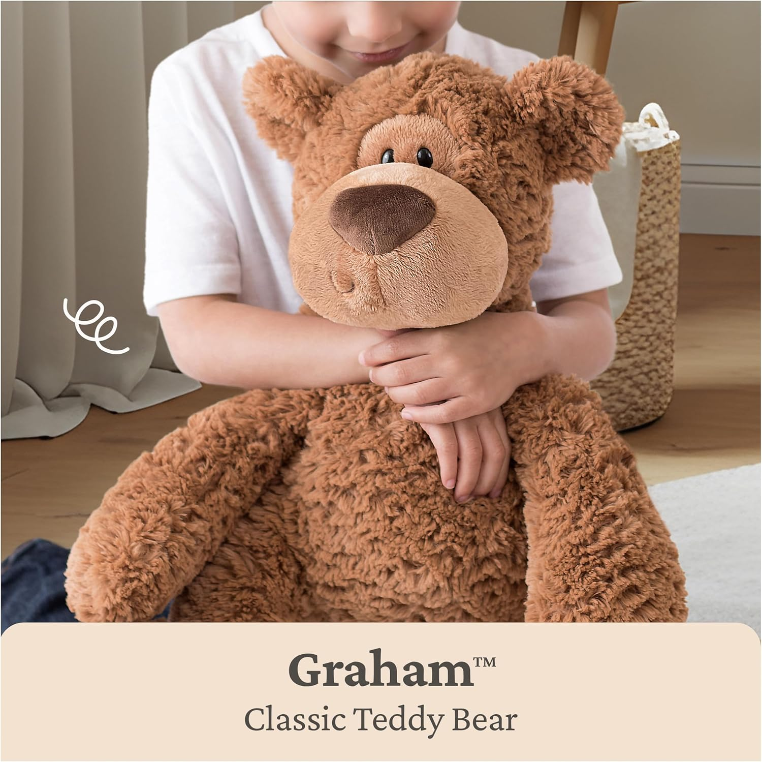 Gund Grahm Polyester Kids Soft Toy Teddy Bear, Large, Brown image number 3