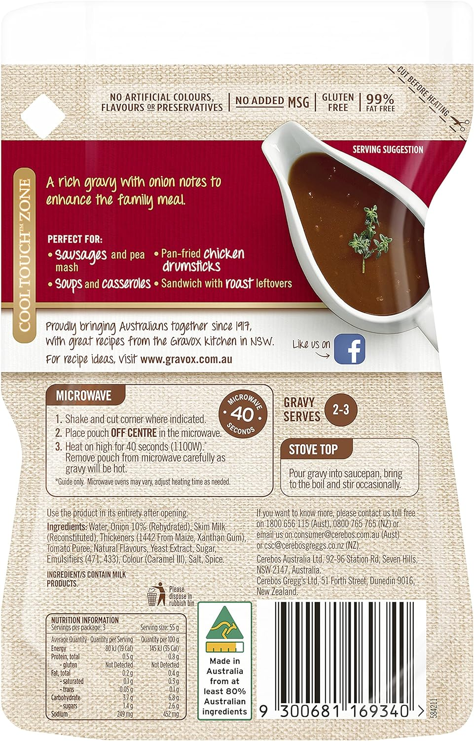 Gravox Brown Onion Gravy Pouch Liquid Pouch for Gravy and Liquid Stock Instant Gravy 165G image number 5