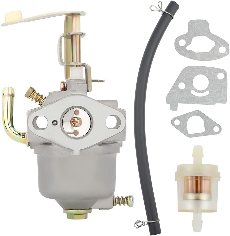 POEMQ Carburetor for United Power GG1300 1000 1300 Watt 87CC 2.4HP Gas Generator with Gaskets Fuel Filters Intake Manifold image number 2
