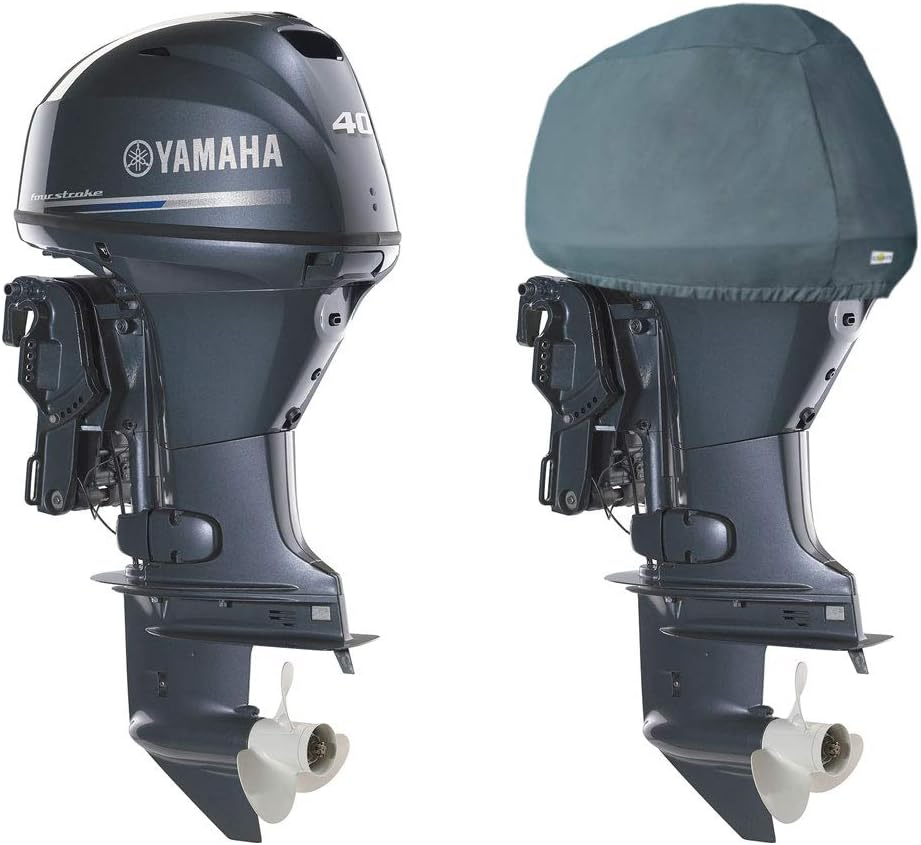 Oceansouth Outboard Motor Half Cover for Yamaha (Yamaha 3 CYL 747Cc F30B F40F (2009) Storage Cover (2009>), Half Cover for Yamaha)