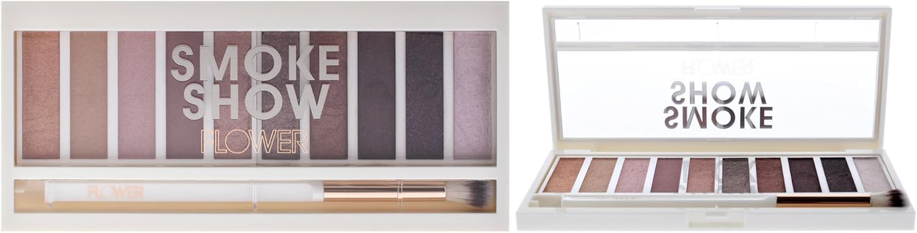 Shimmer and Shade Eyeshadow Palette - ES3 Gimme Gold by Flower Beauty for Women - 0.3 Oz Eye Shadow