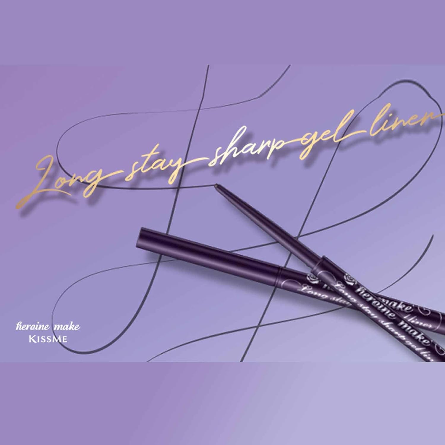 Heroine Makeup SP Long Stay Sharp Gel Liner 02 Dark Brown 0.07G image number 3