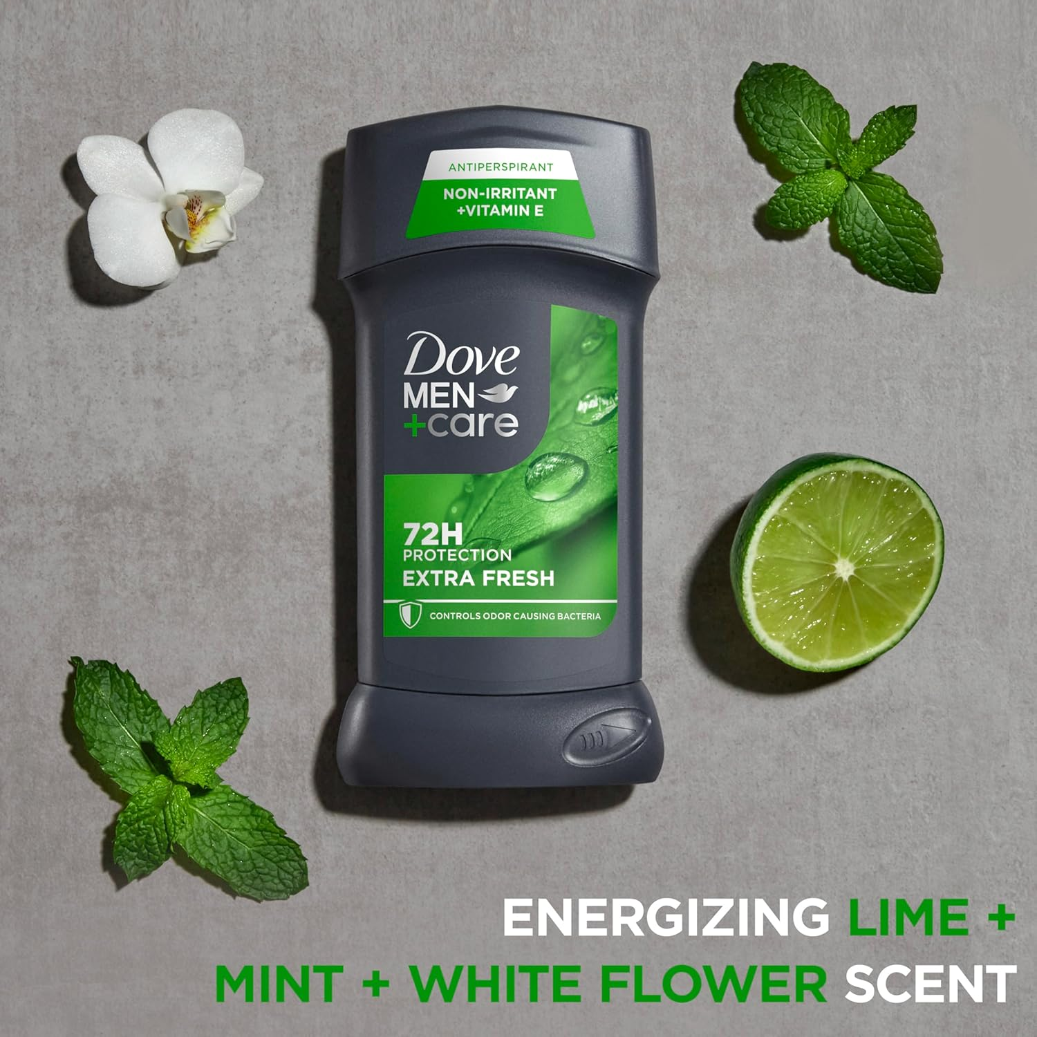 Dove Men+Care Antiperspirant Deodorant, Extra Fresh 2.7 Oz (Twin Pack) image number 1