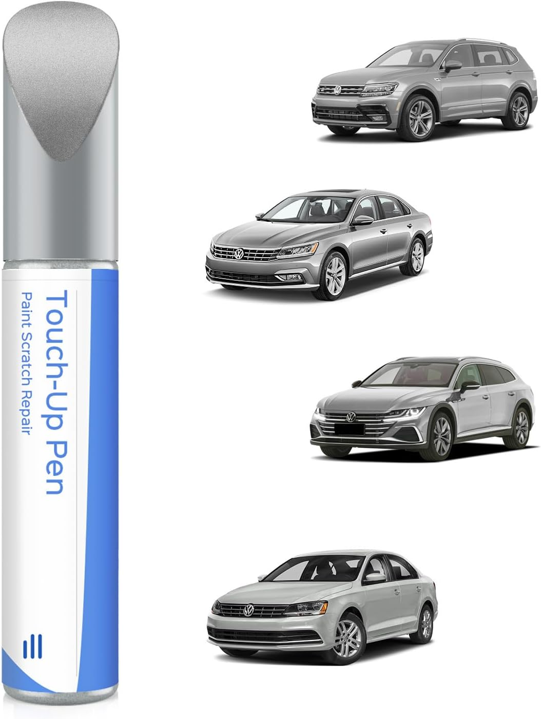 LC9A/0Q Pure White Paint Pen Compatible with Vw/Volkswagen Exact Match for Chips and Scratches