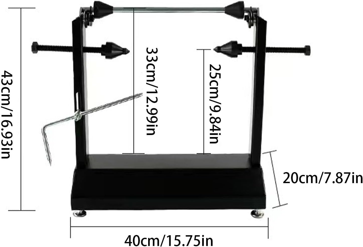 Motorbike Wheel Balancer - Handheld Motorcycle Rim Stabilizer, Rotational Static Truing Device Balancing Instrument | Automotive Tire Replacement Equipment Rim Restoration Tools, Sturdy Tire Stand image number 3