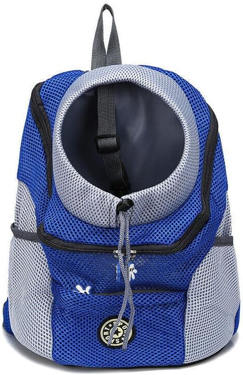 Puppy Mesh Pet Dog Carrier Backpack Front and Back Shoulder Bag, Versatile Design, Ideal for Travel and Outdoor
