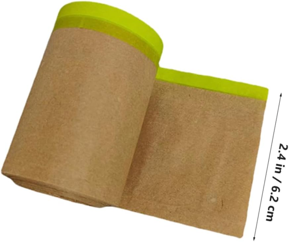 2 Rolls Kraft Paper for Painting Covering Masking Paper Meters for Painting Automotive Furniture image number 5