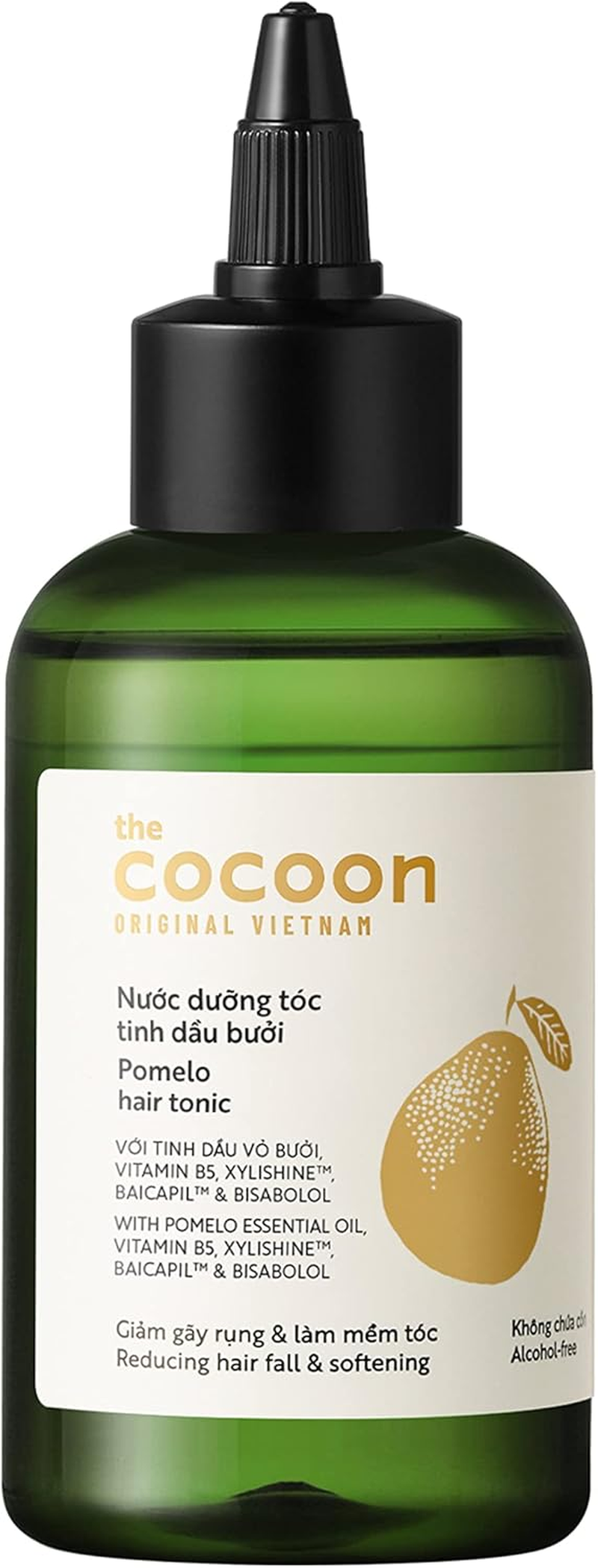 Cocoon Pomelo Grapefruit Oil Hair. Vegan Scalp Serum Treatment for Thinning, Damaged & Breakage Hair | Soften, Reduce Hair Loss & Promote Hair Growth | Strengthening Hair |140Ml image number 4