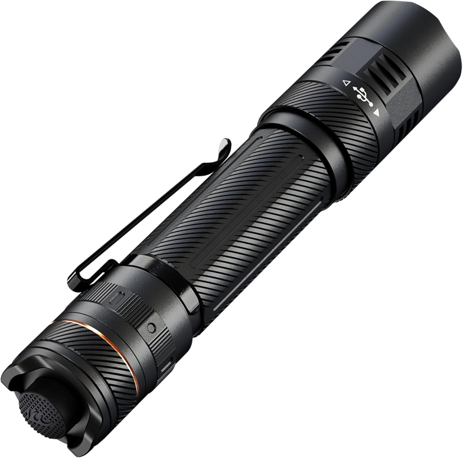FENIX PD45R ACE Rechargeable Flashlight - Aluminum LED Light - 3200 Lumens & Six Bright Levels - USB Type-C Charging & 57 Hrs Working - Security Torch for Camping, Hiking & Outdoor Adventures