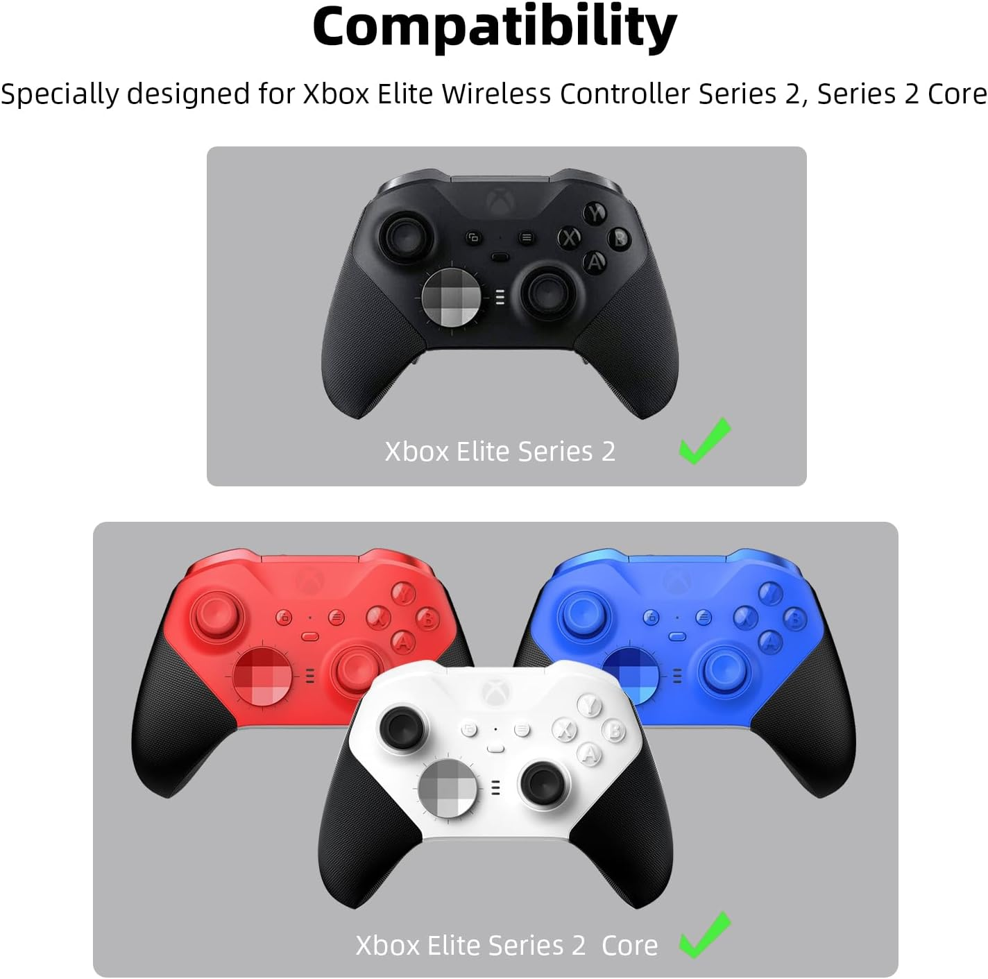 Areme Charging Station Dock for Xbox Elite Wireless Controller Series 2, Series 2 Core - White image number 1