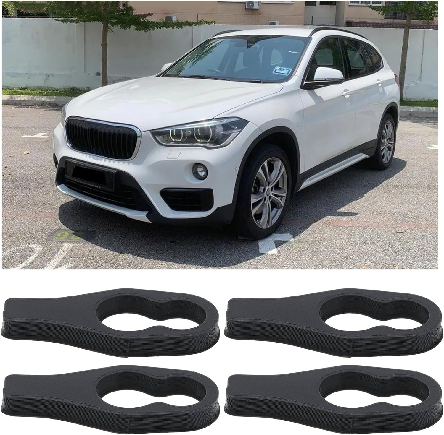 Ecsing 10Pcs Parcel Shelf Clip Replacement Compatible with BMW 1 Series/X1 Compatible with Mercedes a Class Car Parcel Shelf Fixing Clip Plastic image number 5