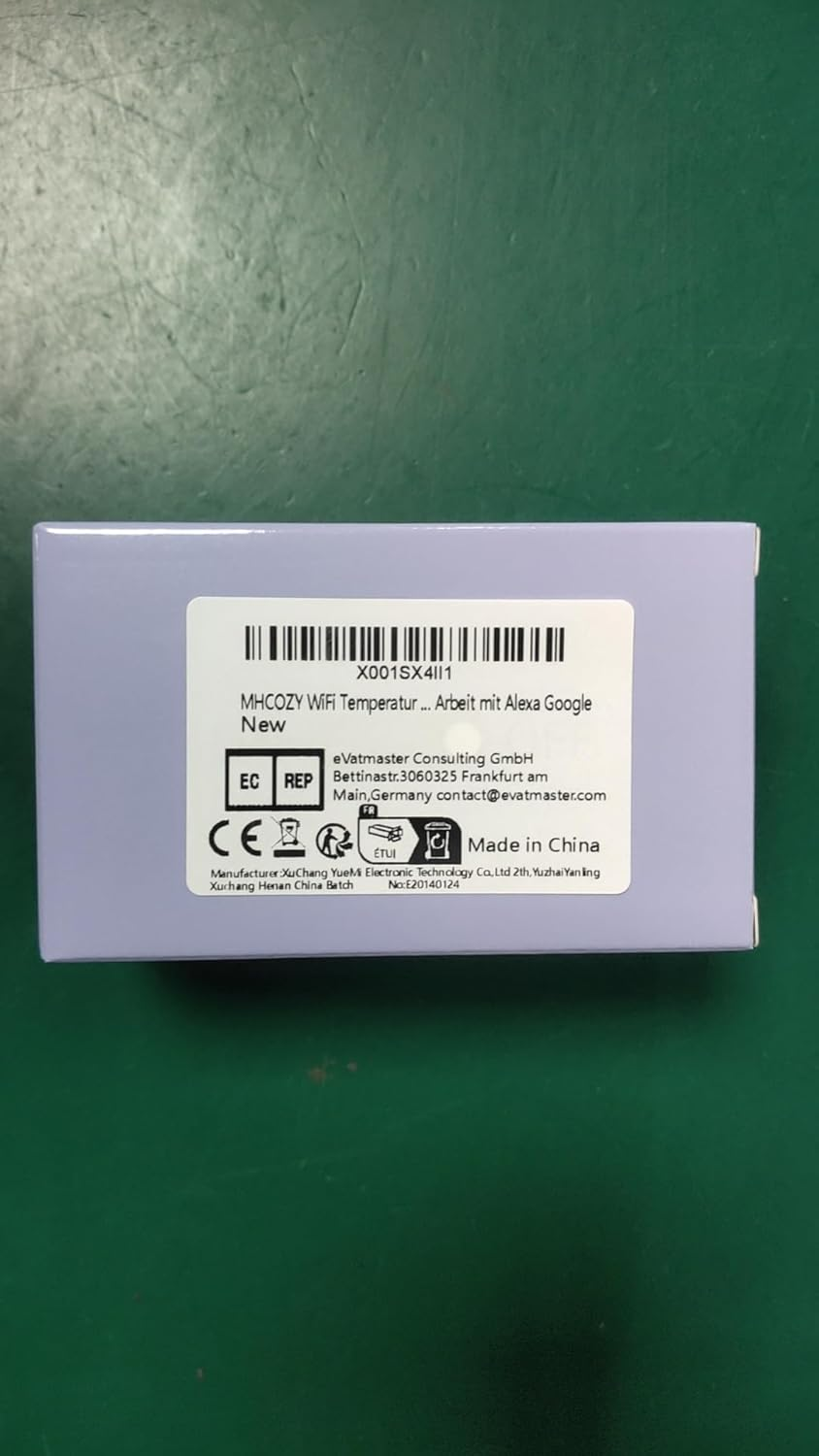 MHCOZY Tuya Aapp Wifi Smart Switch Sensor Controller,Ac85-250V 16A Temperature Humidity with Energy Consumption Monitoring, APP Remote Control,Compatible with Alexa Google Home image number 1