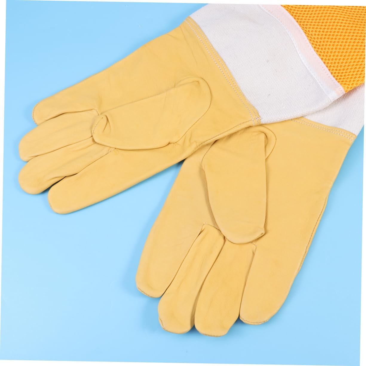 HANABASS 2Pcs Beekeeping Gloves Beekeeper Prevent Gloves Professional Protective Sleeves Apiculture Equipment XL Men Women Unisex Design image number 5