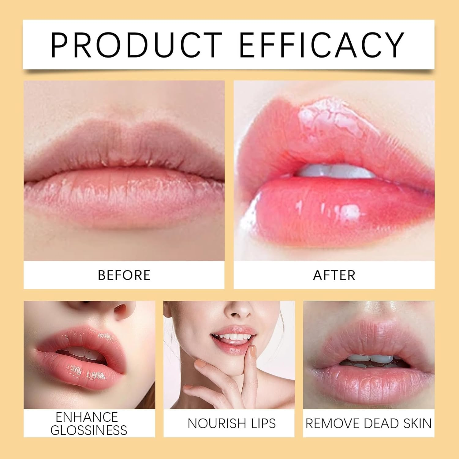 Turmeric Lip Scrub, Lip Exfoliator Scrub, Turmeric Vitamin C Scrub, Dark Lips Lightening Treatment, Lip Brightening Lip Lightening for Dark Lips Smoker, Turmeric Lemon Lip Scrub (1Pcs) - 2Pcs image number 4