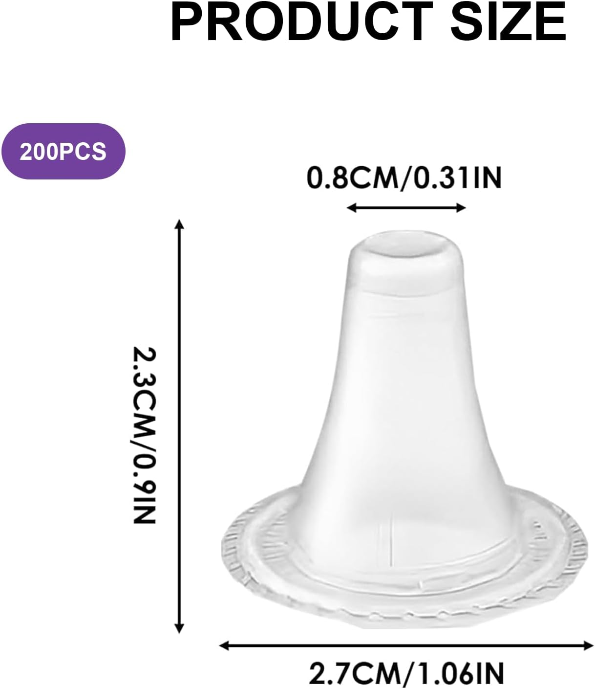 200Pcs Ear Thermometer Probe Covers, Disposable Protective Covers for Adults & Children, Hygienic & Accurate Reading, Suitable for Home, Family Care & Childcare Use image number 4