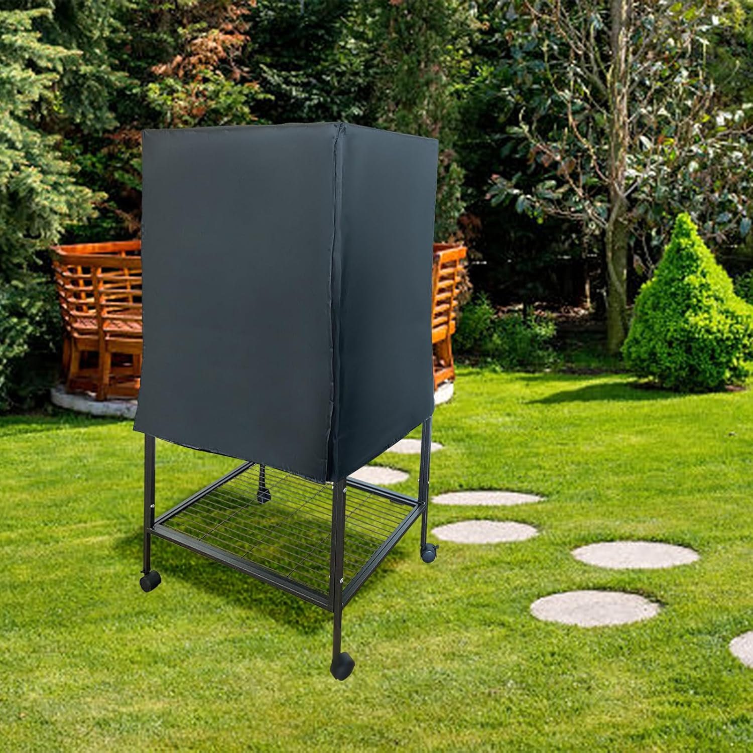 Bird Cage Cover Good Night Birdcage Cover Black-Out Cage Cover Durable Waterproof Material