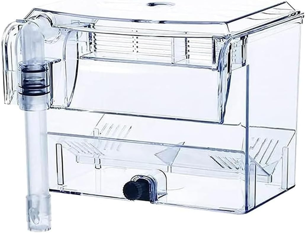 AIMALL External Aquarium Breeding Box &ndash; Transparent Isolation and Hatching Box with Pneumatic Function, Suitable for Guppies and Small Fish, Dimensions 6.3 X 4.72 X 5.12 Inches image number 6