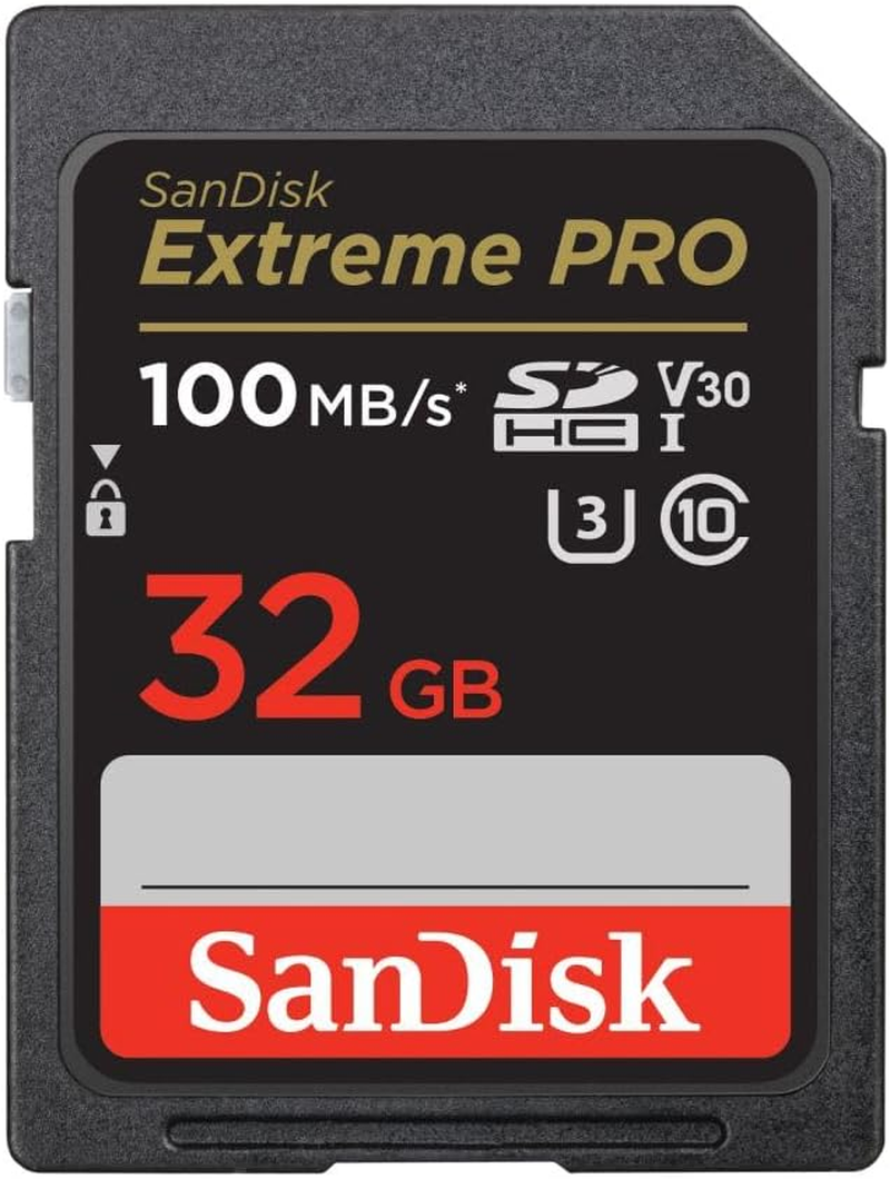 Sandisk 32GB Extreme PRO SDHC UHS-I Memory Card - C10, U3, V30, 4K UHD, SD Card - SDSDXXO-032G-GN4IN image number 3