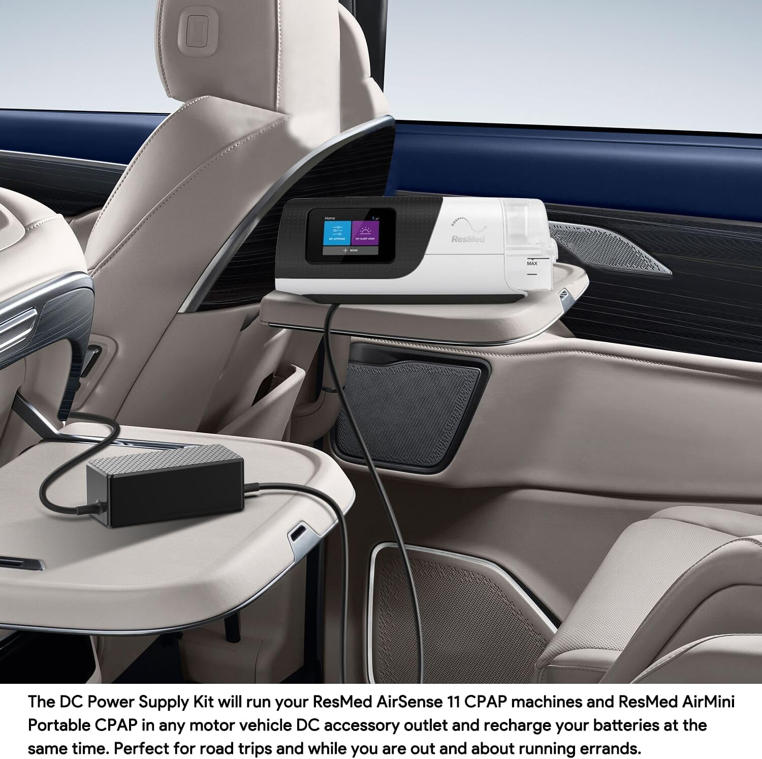 HKY 20V PD USB-C DC Coverter Cable Kit for Resmed Airsense 11 Autoset/Elite/Cpap Machines & Resmed Airmini Cpap/Autoset/Autoset for Her Portable CPAP Machine Power Cord Airsense 11 Airmini Supplies image number 5