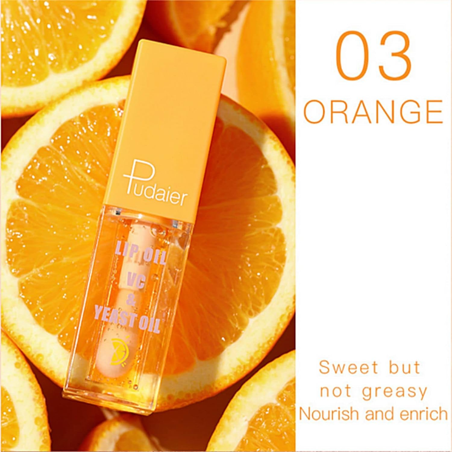 Roseflower 4 PCS Plumping Lip Oil Set - Transparent Toot, Watery Glass Finish, Fruit Essence Moisturizing, Nourishing Hydrating for Women and Girls image number 5