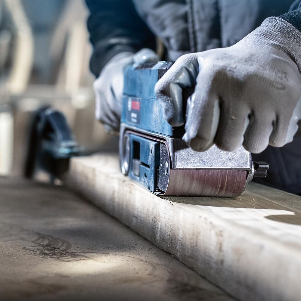 Bosch 3X PRO X440 Sanding Belt (For Paint on Wood, Hardwood, 75 X 610 Mm, Grit 80, Professional Accessory Belt Sander)