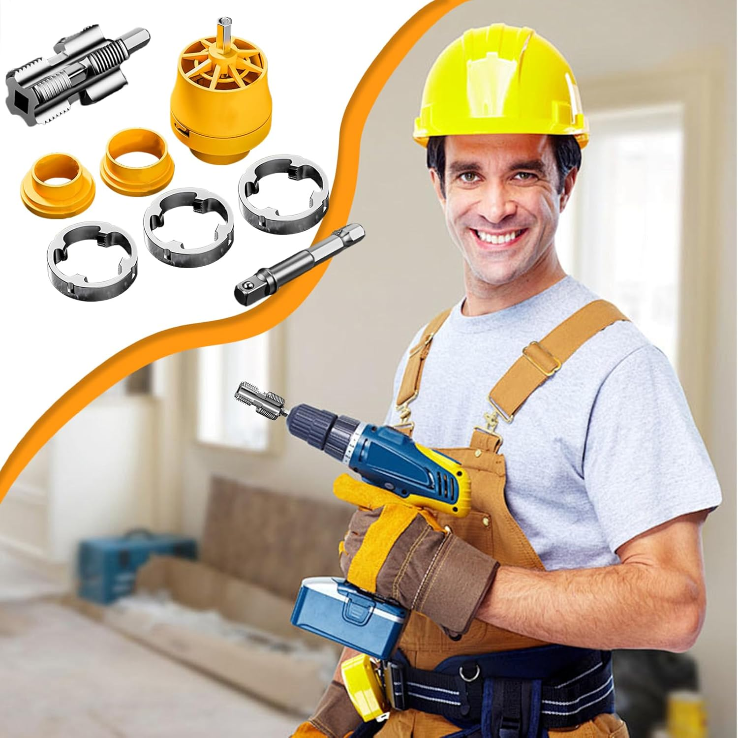 Pipe Threading Tool | Plumbing Maintenance Set | High-Performance for Pipe Threader Kit for Automotive and Industrial Repair image number 3