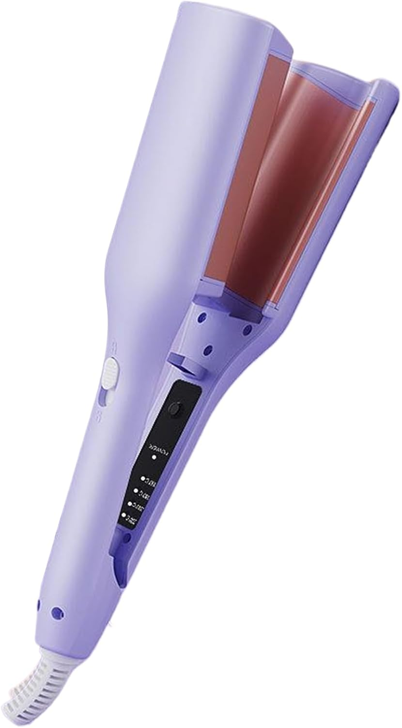Hair Styling Tool with Negative Ionic Technology | 3D Curling Iron | 4 Gears Adjustable Temperatures Double-Sided Heating French Curls Iron for Quickly Creating Smooth Waves