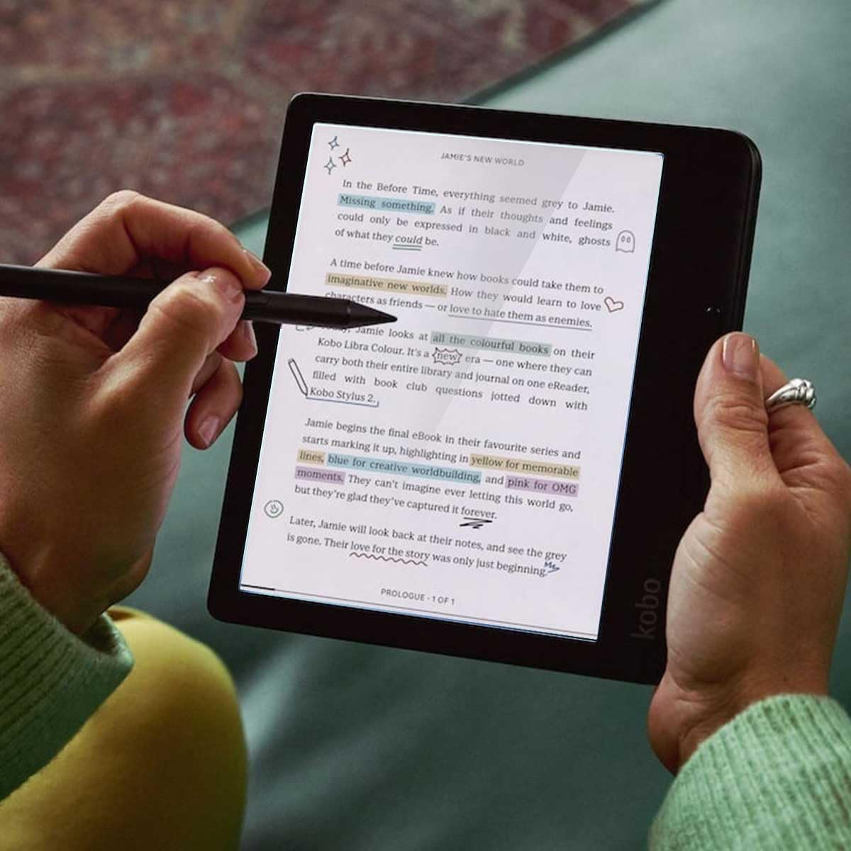 【2 Pack】T Tersely Screen Protector for Kobo Libra Colour, Premium Anti-Glare (Matte) PET Protective Film, Full-Coverage, Easy to Install image number 1