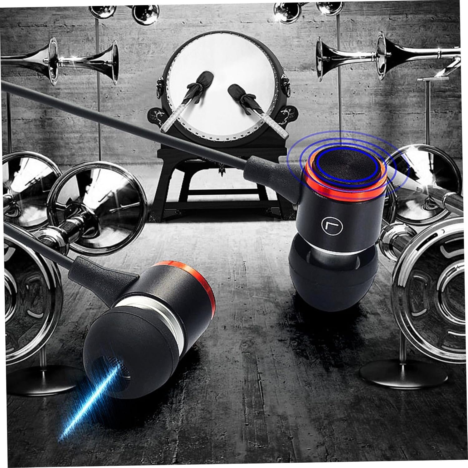 Gadpiparty Type-C USB C Earphones Wired In-Ear Earbuds with Microphone Bass Control Compatible with Type-C Smartphones and Laptops for Music and Calls image number 2