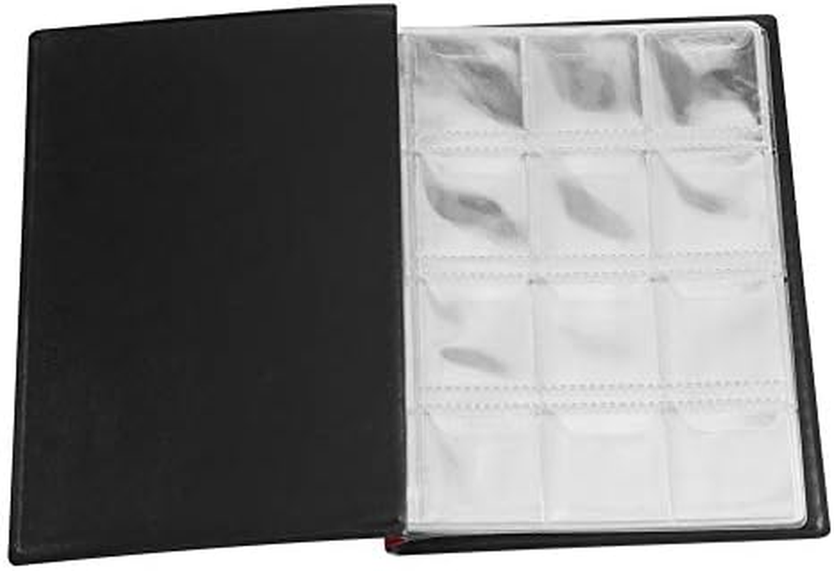 Coin Album Books, 10 Page 120 Pockets World Coin Stock Album Book Case Coin Holders Collection Storage Coin Collecting Holders Penny Pockets(Black) image number 6