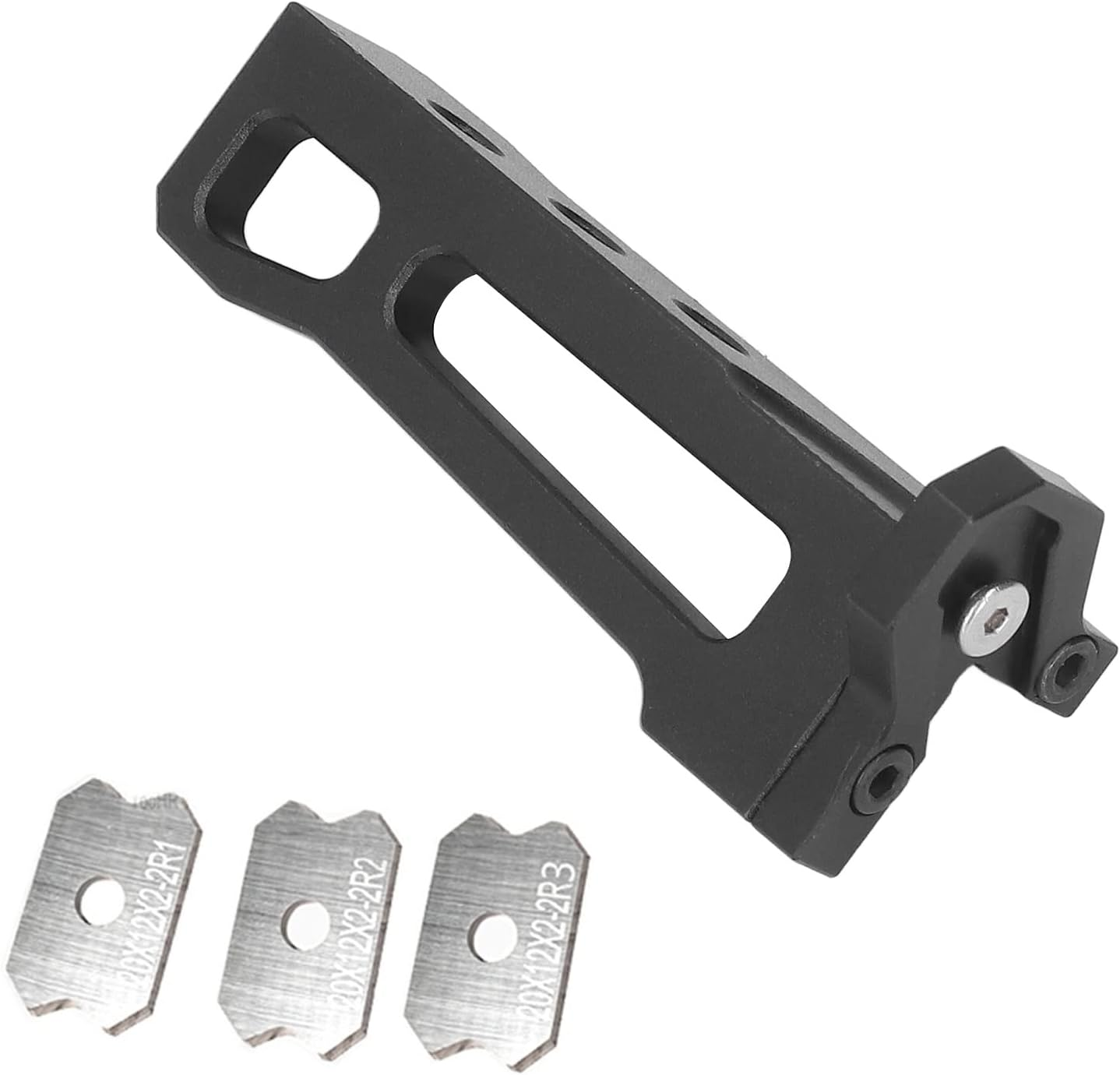 Woodworking Trimmer Aluminum Alloy Manual Planer with Three Blades for Furniture Chamfering and Planing image number 4