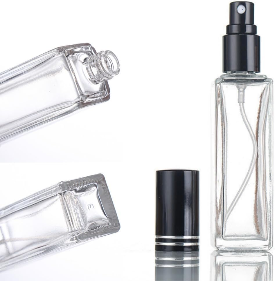 Changyeah Perfume Atomiser,20Ml Refillable Mist Spray Bottles,Perfume Sprayer Men and Women, Essential Oils - Clear,Portable, and Direct Spray Container for Home and Travel Use image number 1