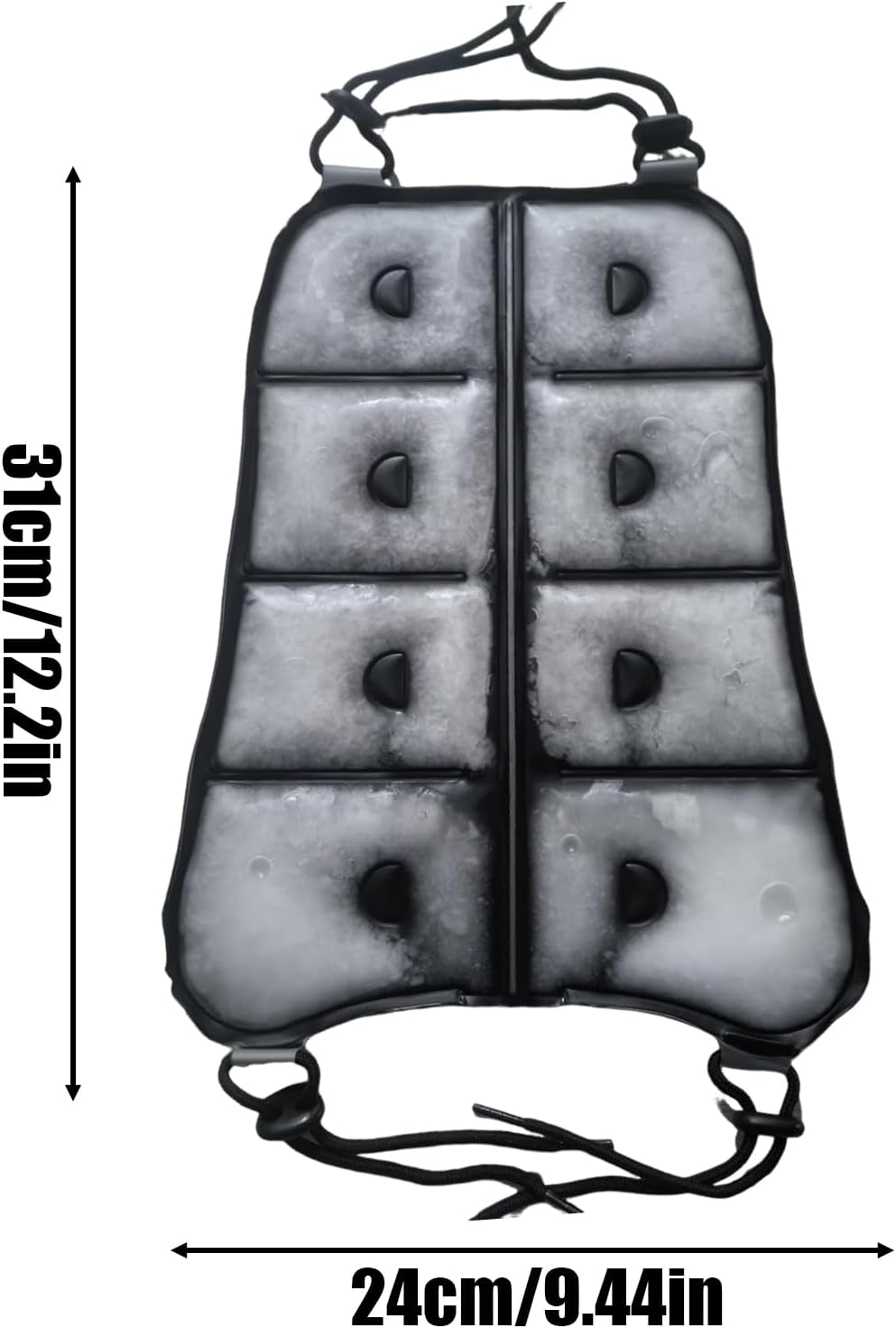 Ice Back Mat,Outdoor Portable Ice Back Pad - Labors Adjustable Vest, Wearable Sports Equipment for Teens Adults Golf Commuting Fishing Hiking Camping image number 1