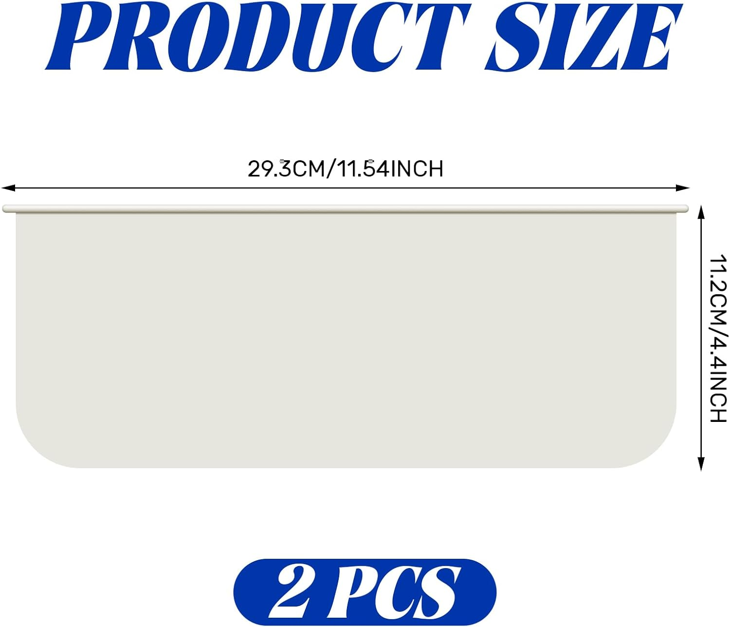 Maasechs 2 Pcs RV Damper Replacement RV Exhaust Vent Cover Exterior Range Stove Vent Cover outside Damper for Camper Trailer Motorhome, White image number 5