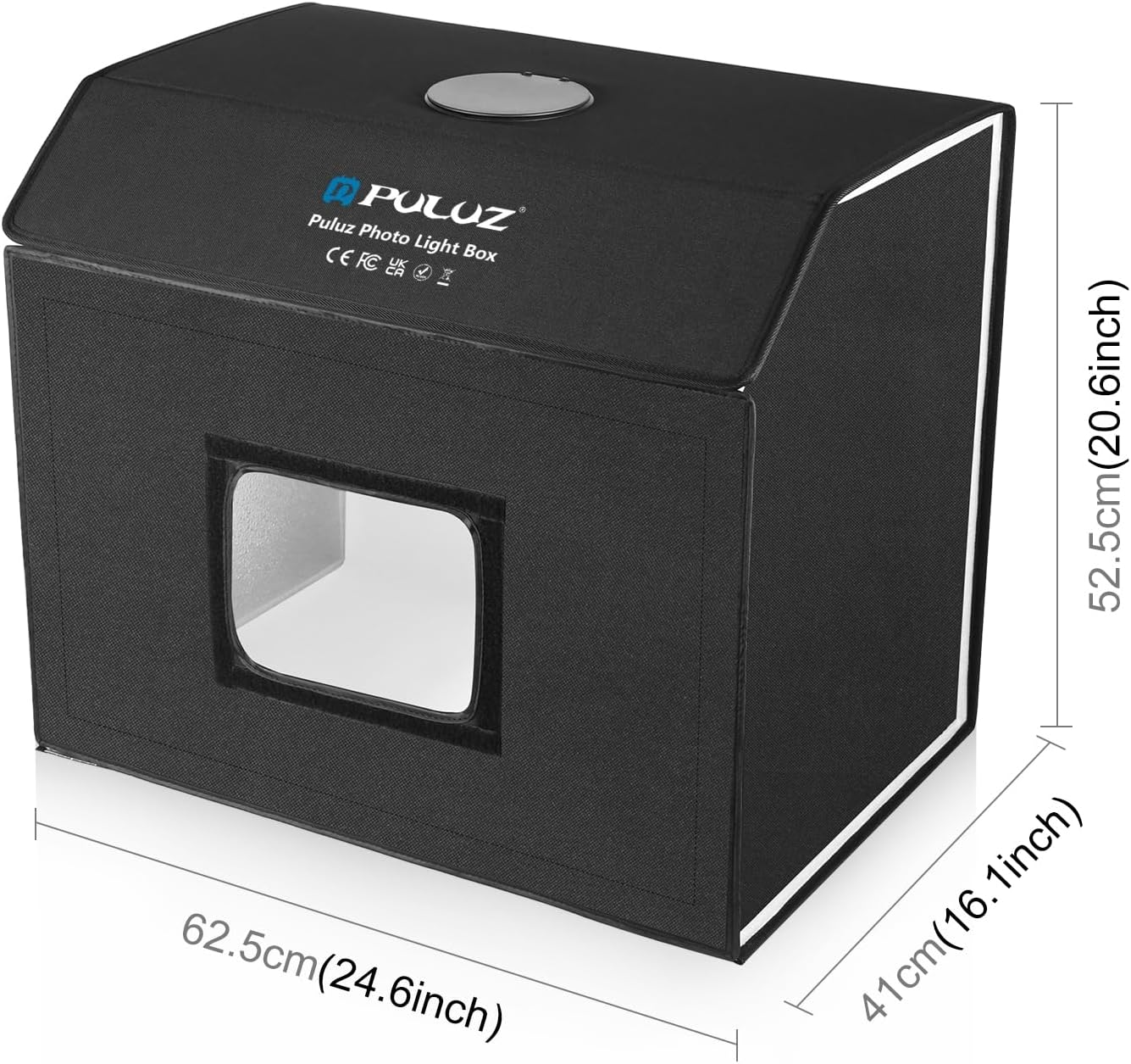 Photo Studio Light Box, 60X40Cm Portable Shooting Tent with 672 Leds, Three Adjustable Color Temperatures Studio Lightbox, and 4 Coloured Backdrops, Foldable Photography Lightbox image number 2