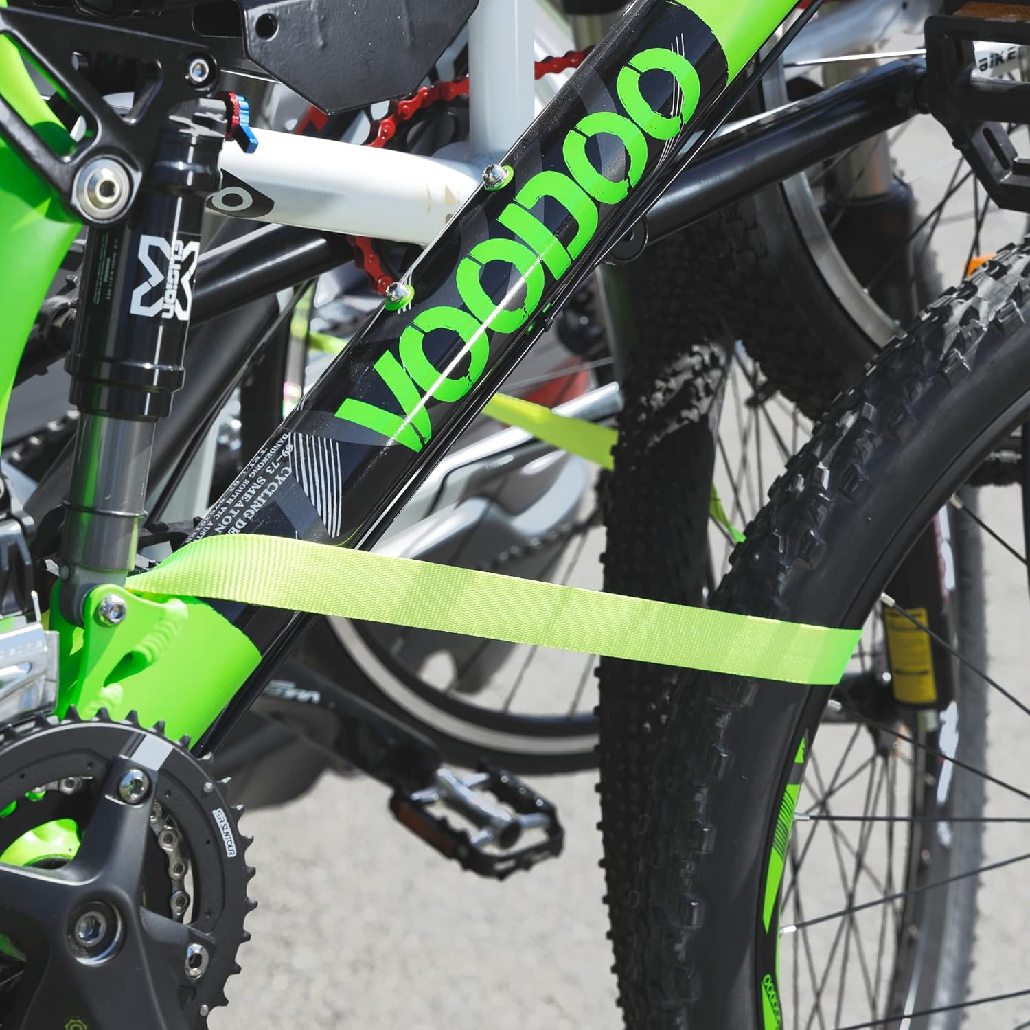 Cyclingdeal Quick Release Bike Carrier a Frame Rack for Spare Tyre Wheel Tow Ball Hitch Bike Car Rack - Carry 4 Bikes Bicycles - Heavy Duty Sturdy Rust Proof