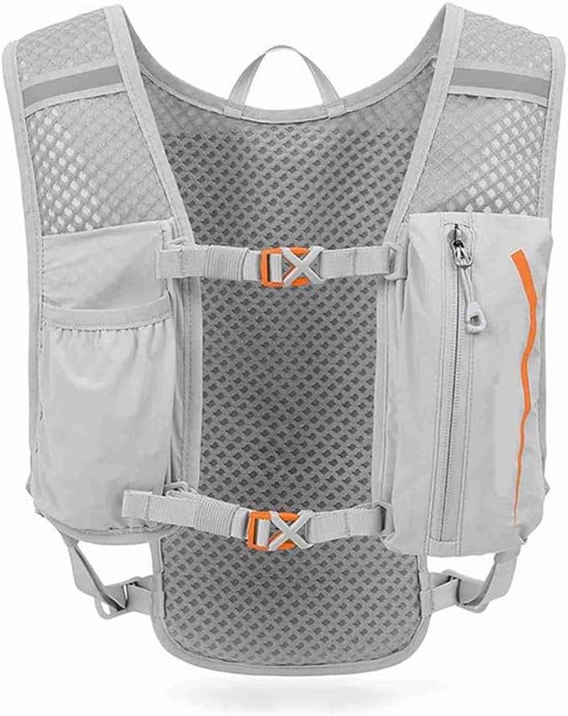 Running Hydration Backpack, Lightweight Insulated Pack with 250ML Water Bladder Bag Daypack for Hiking Trail Running Cycling Race Marathon for Women Men image number 2