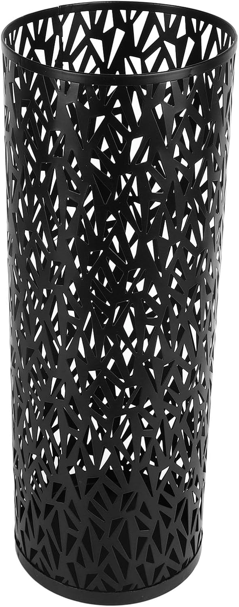 Metal Umbrella Holder Stand, Hollow Design, Resistant, Compact, for Entryway, Office, Home (S)