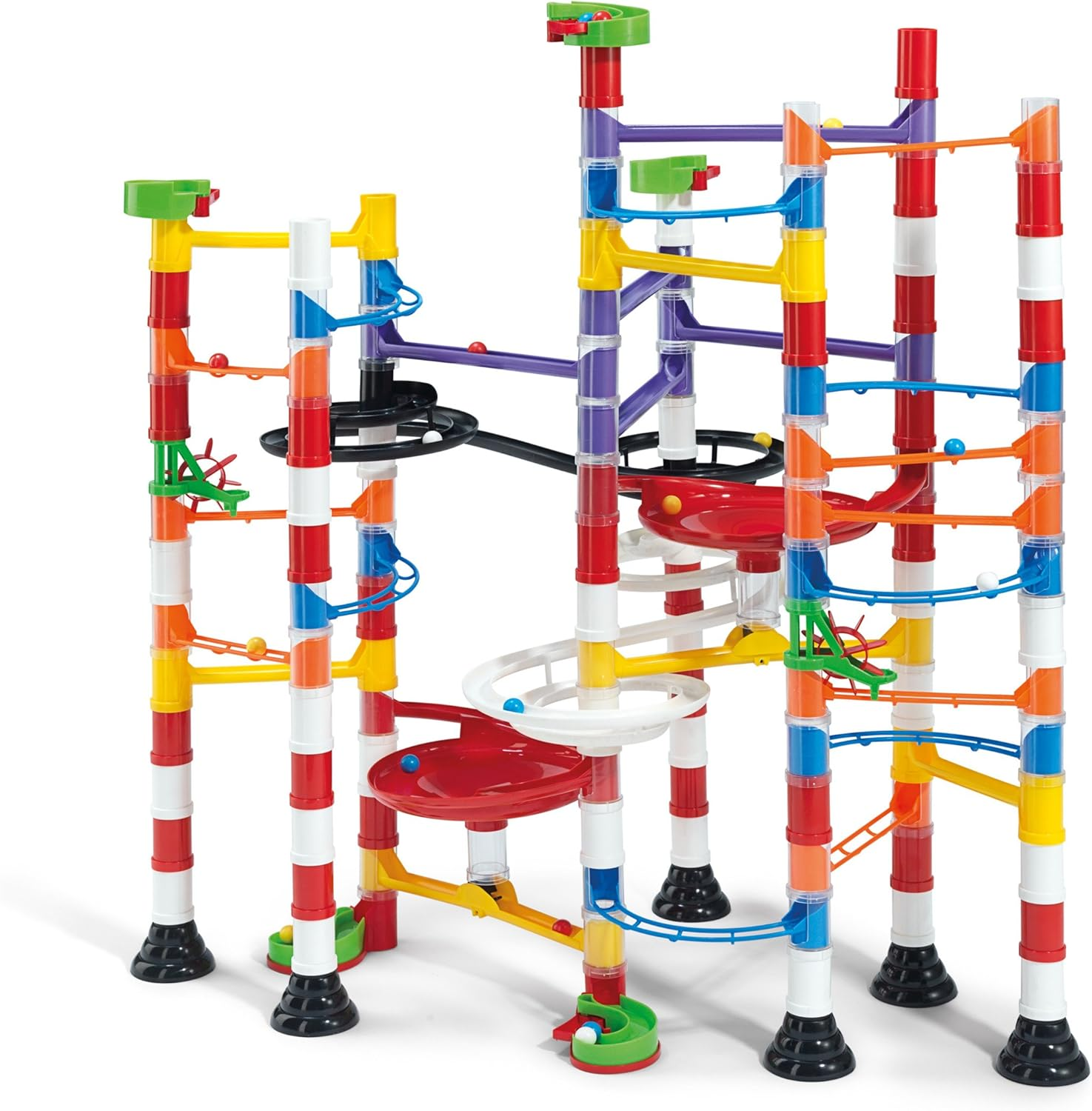 Quercetti Super Marble Run - Italian Made - 213 Pieces - for Ages 8 and Up